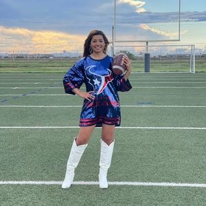 Houston Texans GameDay  Sparkly Sequin Dress